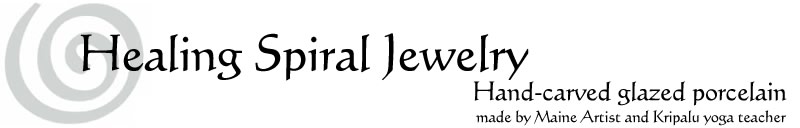 Healing Spiral Jewelry - yoga inspired jewelry