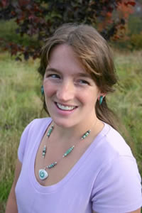 White Necklace on Model